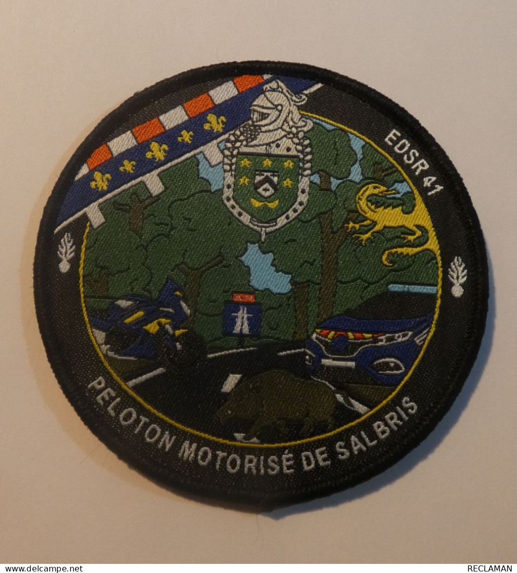 PATCH ECUSSON RONDACHE Collection GENDARMERIE EDSR 41 PMO DE SALBRIS LOIR ET CHER - Police & Gendarmerie