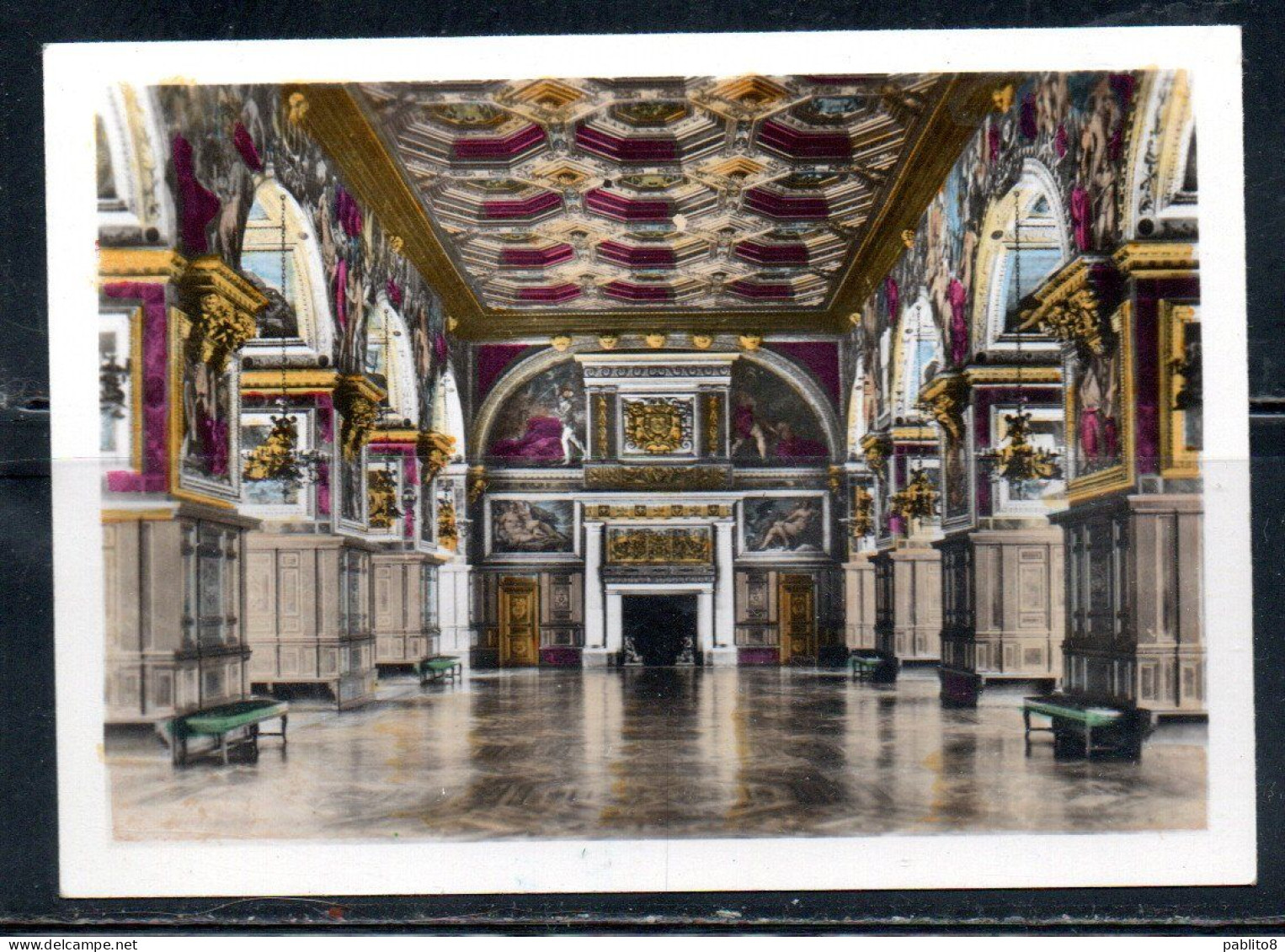 FRANCE FRANCIA PALAIS DE FONTAINEBLEAU LA GALERIE HENRI II CARTE CARD CARTOLINA UNUSED NUOVA - Altri & Non Classificati