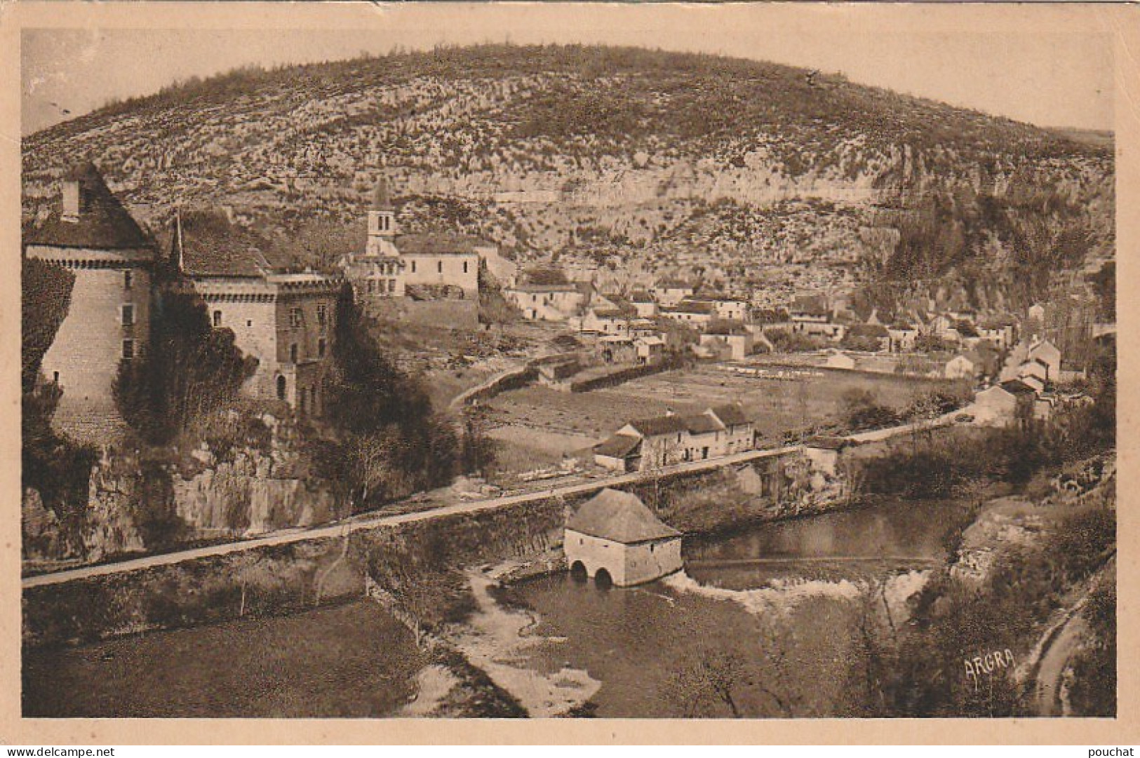 SO 9-(46) CABRERETS - VUE GENERALE , COTE NORD - 2 SCANS - Autres & Non Classés