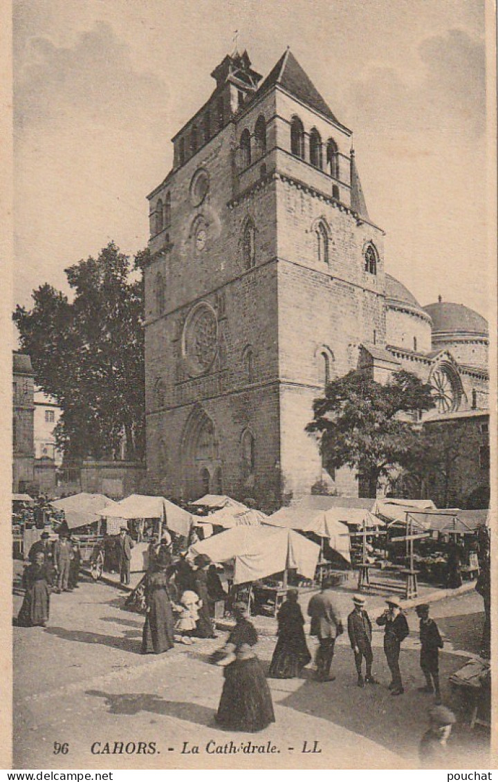 SO 9-(46) CAHORS - LA CATHEDRALE - MARCHE , ETALS - 2 SCANS - Cahors