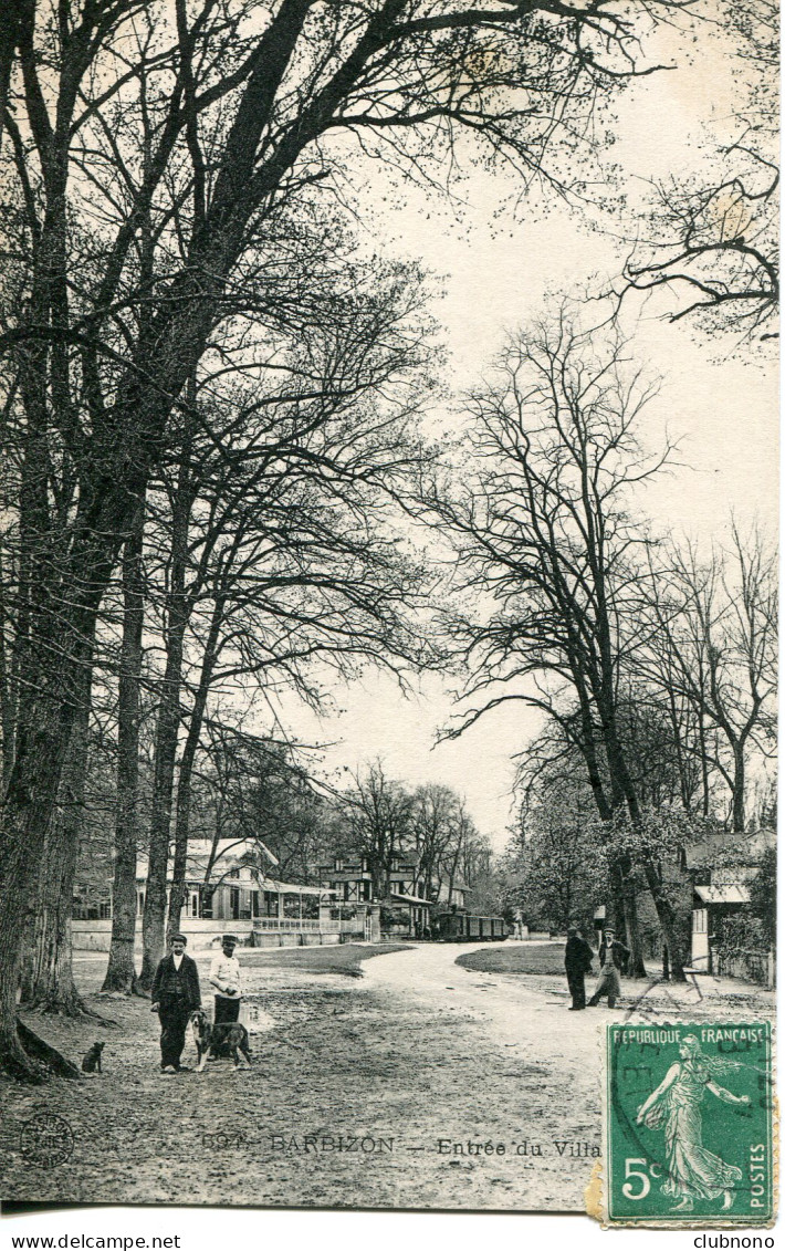 CPA -  BARBIZON - ENTREE DU VILLAGE - Barbizon