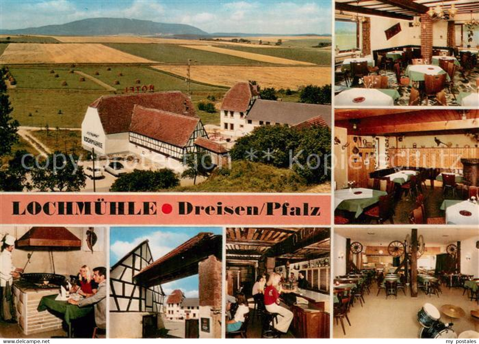 73723232 Dreisen Hotel Restaurant Lochmuehle Gastraeume Grill Dreisen - Sonstige & Ohne Zuordnung