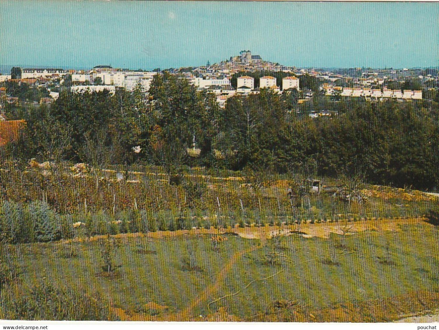 SO 10-(46) GOURDON EN QUERCY - VUE GENERALE SUD OUEST - CARTE COULEURS - 2 SCANS - Gourdon