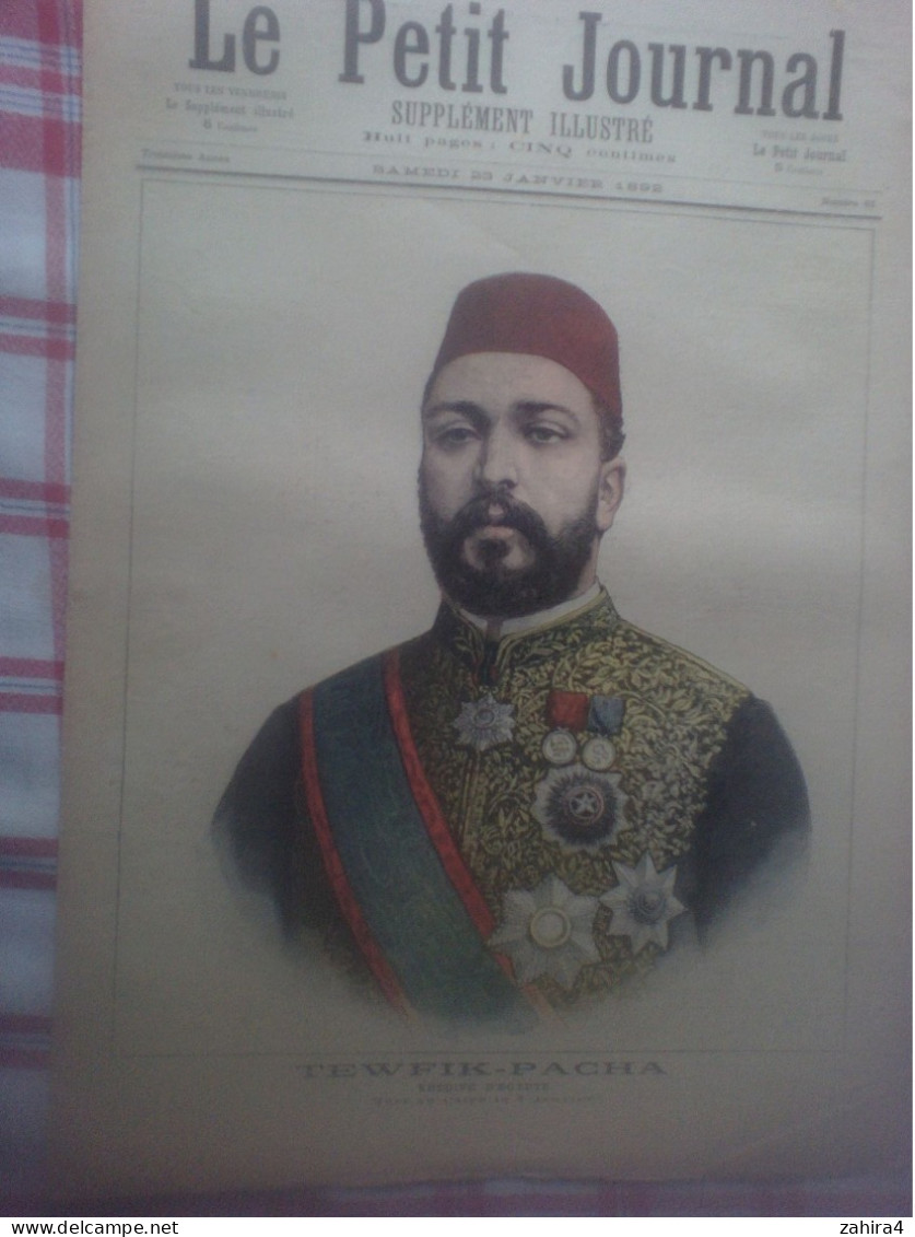 Le Petit Journal N63 Mort Tewfik-Pacha Au Caire Khédive Egypte Mystères Khartoum évasion Du Mahdi Chanson Babet Colmance - Riviste - Ante 1900