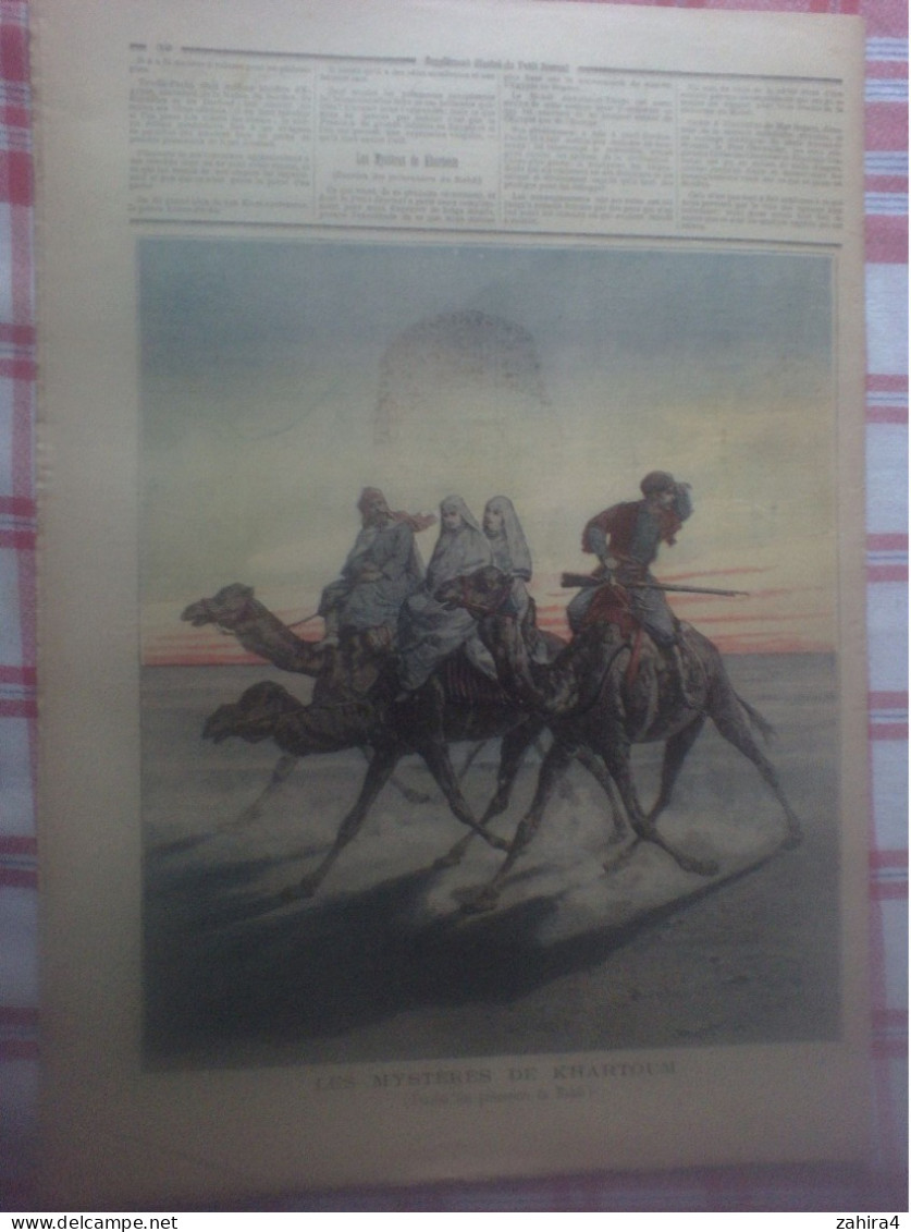 Le Petit Journal N63 Mort Tewfik-Pacha Au Caire Khédive Egypte Mystères Khartoum évasion Du Mahdi Chanson Babet Colmance - Revistas - Antes 1900