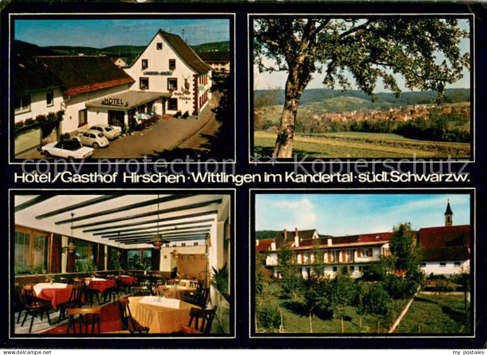 73723219 Wittlingen Baden Hotel Gasthof Hirschen Gastraum Panorama Wittlingen Ba - Sonstige & Ohne Zuordnung