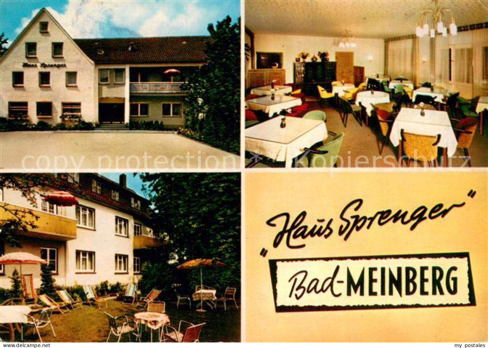 73723215 Bad Meinberg Haus Sprenger Gaststube Freiterrasse Bad Meinberg - Bad Meinberg