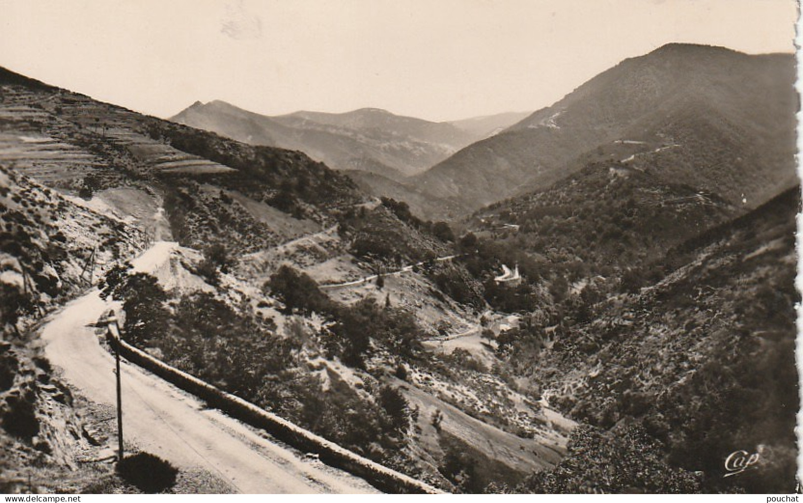 SO 11-(48) LA BASTIDE - ROUTE DE LA BASTIDE A SAINT LAURENT LES BAINS - VALLEE ET MASSIF DES CEVENNES  - 2 SCANS - Other & Unclassified