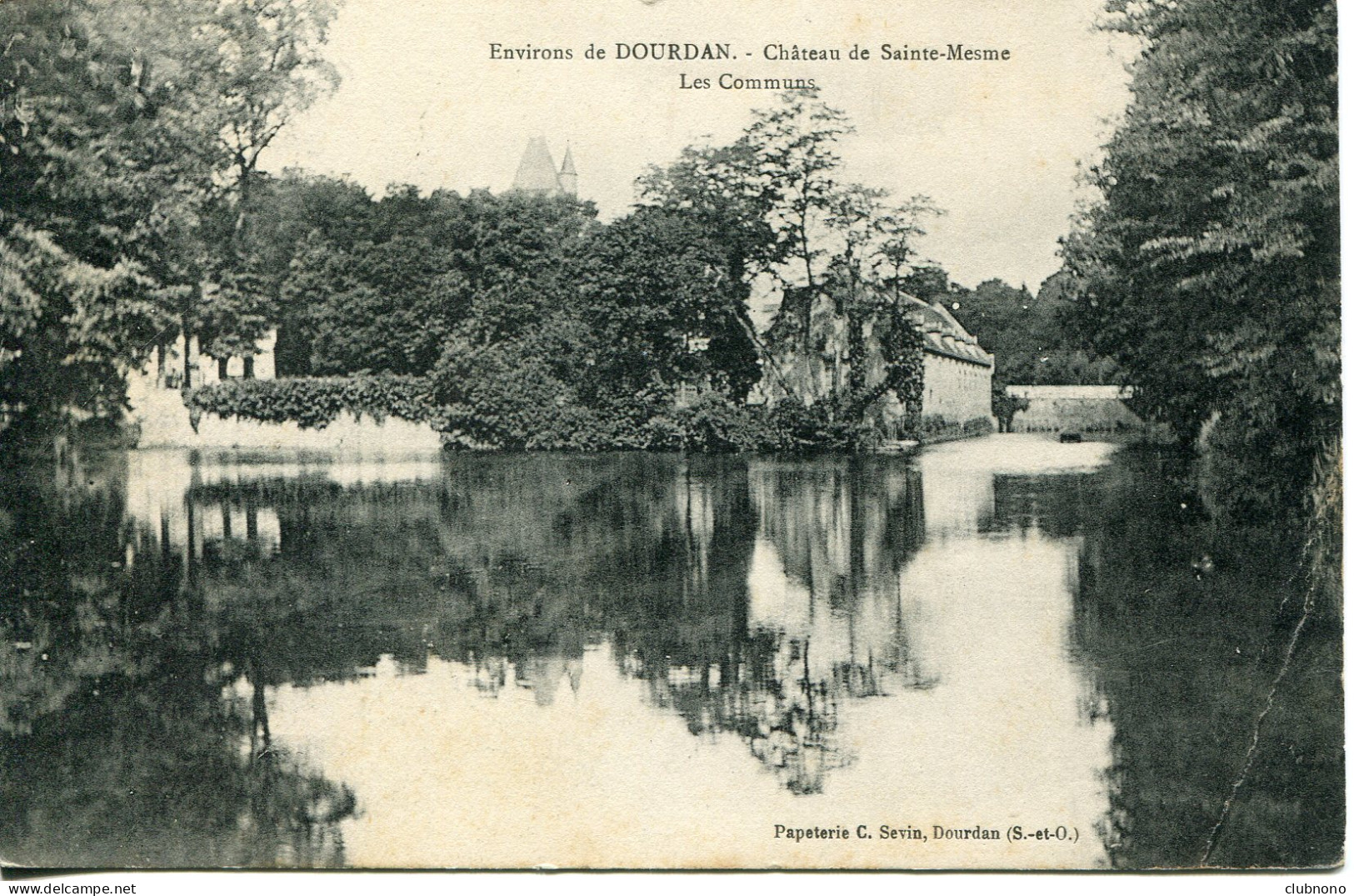 CPA -  DOURDAN (ENV.) - CHATEAU  DE SAINT-MESME - LES COMMUNS (1908) - Dourdan