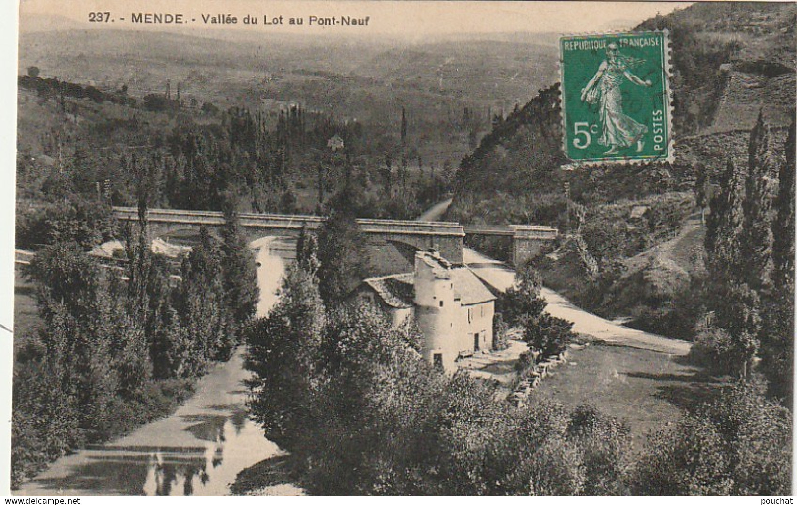 SO 11-(48) MENDE - VALLEE DU LOT AU PONT NEUF - 2 SCANS - Mende