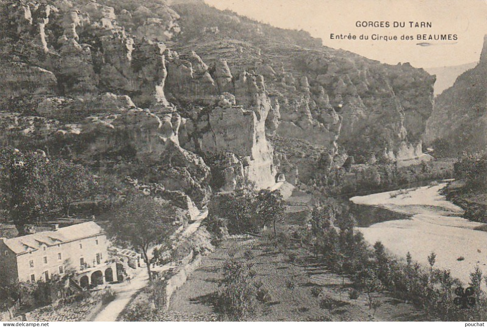 SO 11-(48) GORGES DU TARN - ENTREE DU CIRQUE DES BEAUMES  - 2 SCANS - Gorges Du Tarn