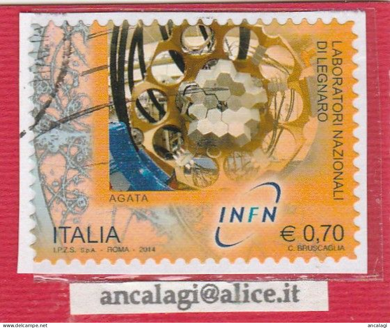 USATI ITALIA 2014 - Ref.1276C "LABORATORI NAZIONALI: Legnaro" 1 Val. - - 2011-20: Used