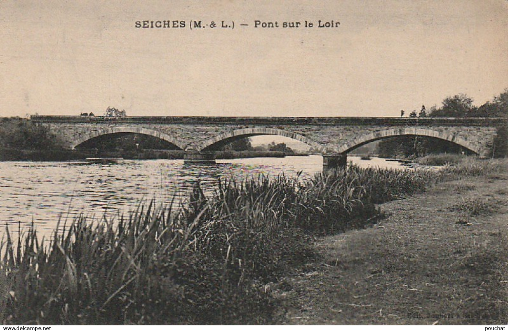 SO 12-(49) SEICHES - PONT SUR LE LOIR - 2 SCANS - Seiches Sur Le Loir