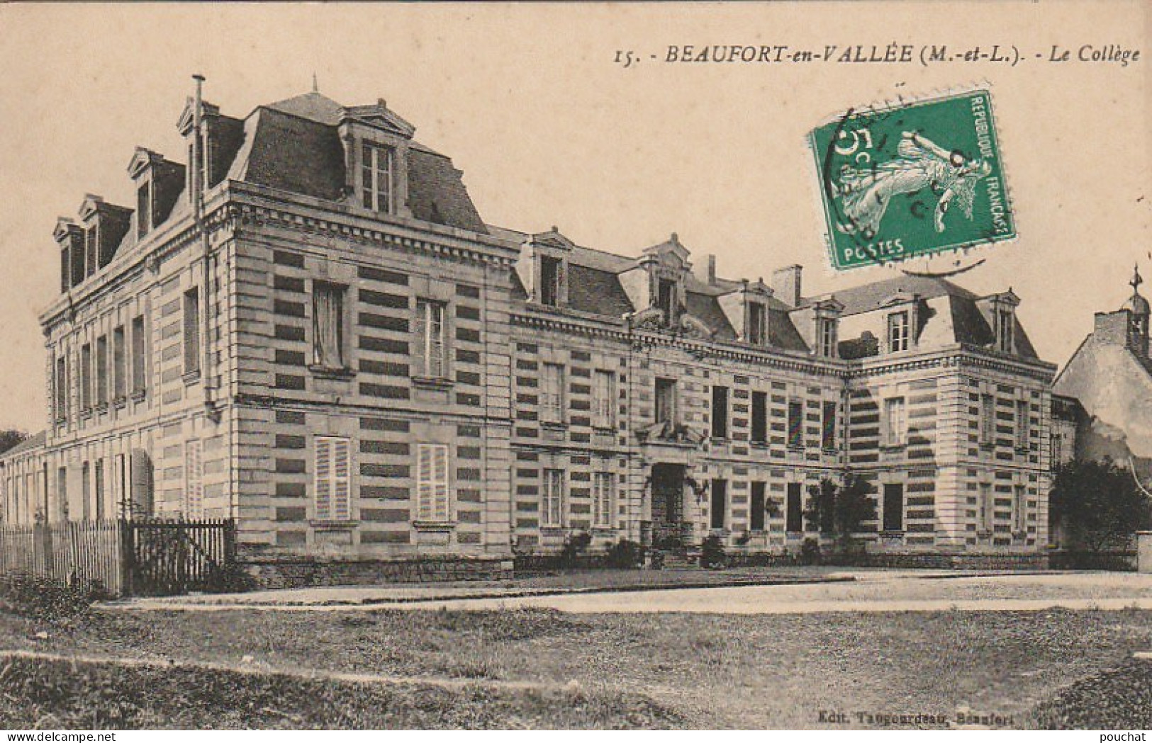 SO 12-(49) BEAUFORT EN VALLEE - LE COLLEGE  - 2 SCANS - Other & Unclassified