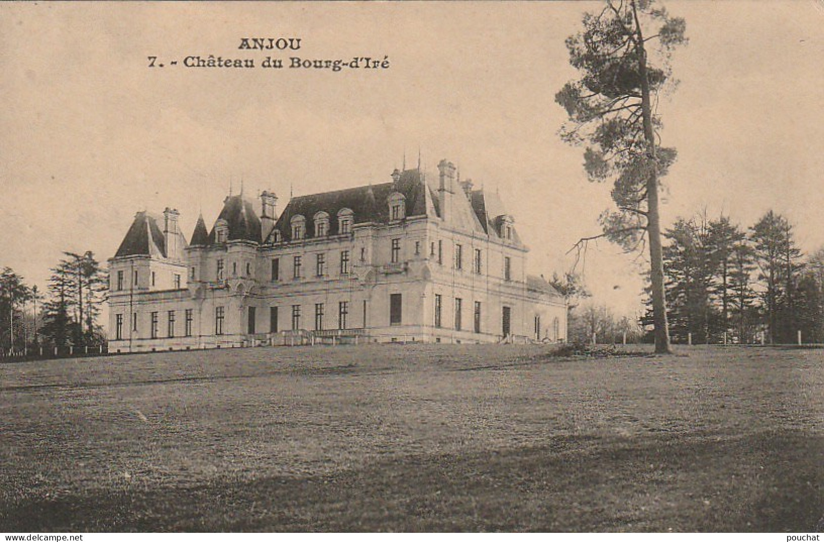 SO 12-(49) ANJOU - CHATEAU DU BOURG D' IRE - 2 SCANS - Other & Unclassified