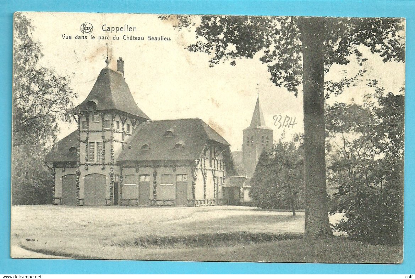 Kaart Stempel CAPEPELLEN Op 15/09/1914 Naar LIER / LIERRE 16/09/1914 (Offensief W.O.I) - Niet-bezet Gebied