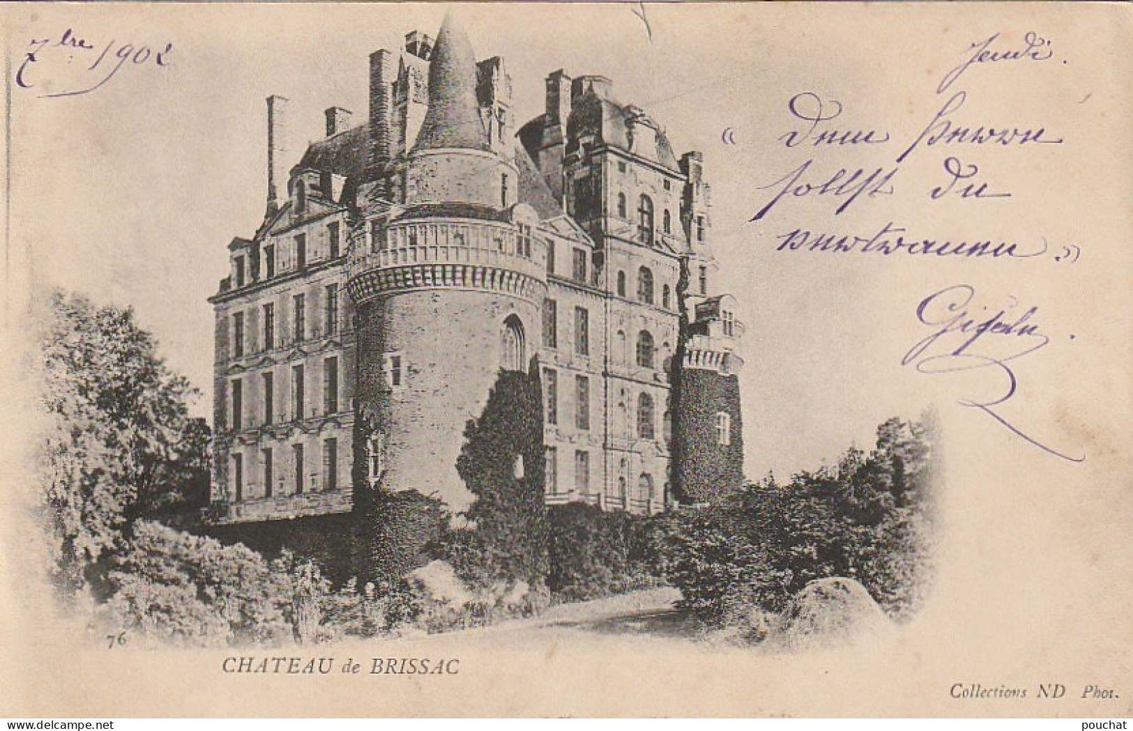 SO 12-(49) CHATEAU DE BRISSAC - 2 SCANS - Other & Unclassified