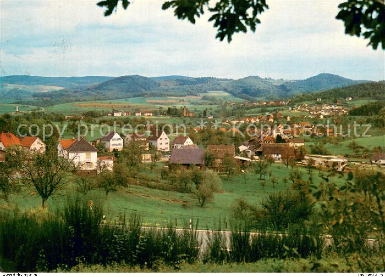 73723184 Oberflockenbach Panorama Oberflockenbach - Weinheim