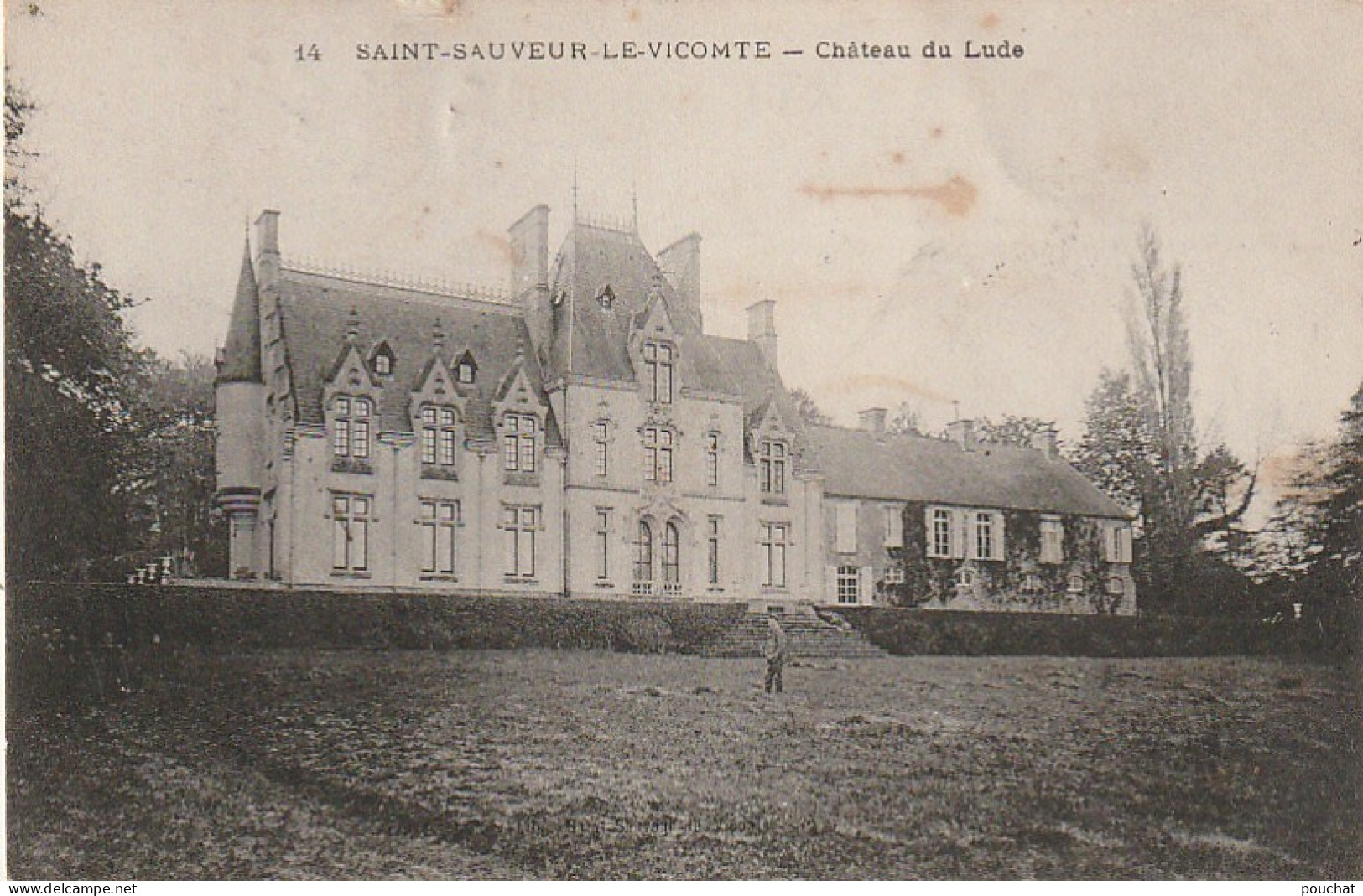 SO 13-(50) SAINT SAUVEUR LE VICOMTE - CHATEAU DU LUDE - 2 SCANS - Saint Sauveur Le Vicomte