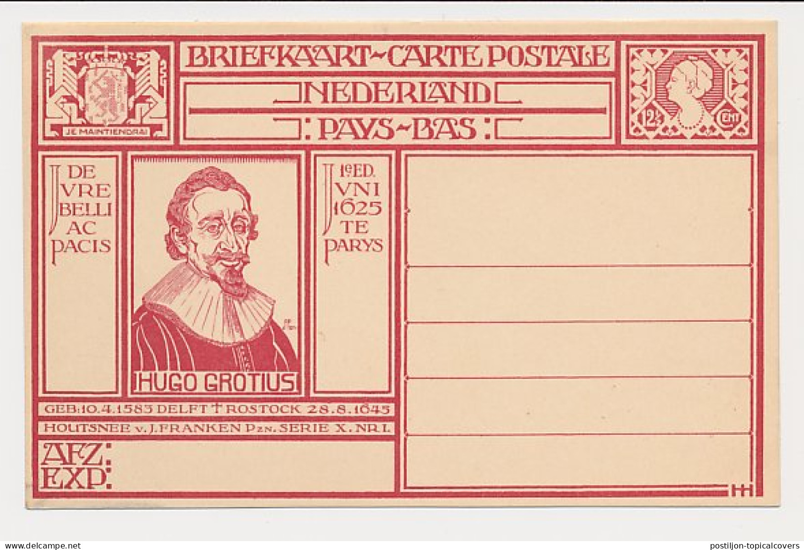 Briefkaart G. 207 - Ganzsachen