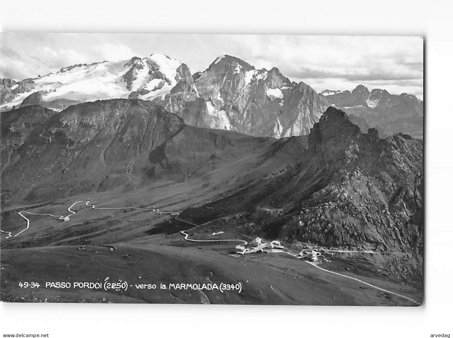 X1590 PASSO PORDOI VERSO LA MARMOLADA - Belluno