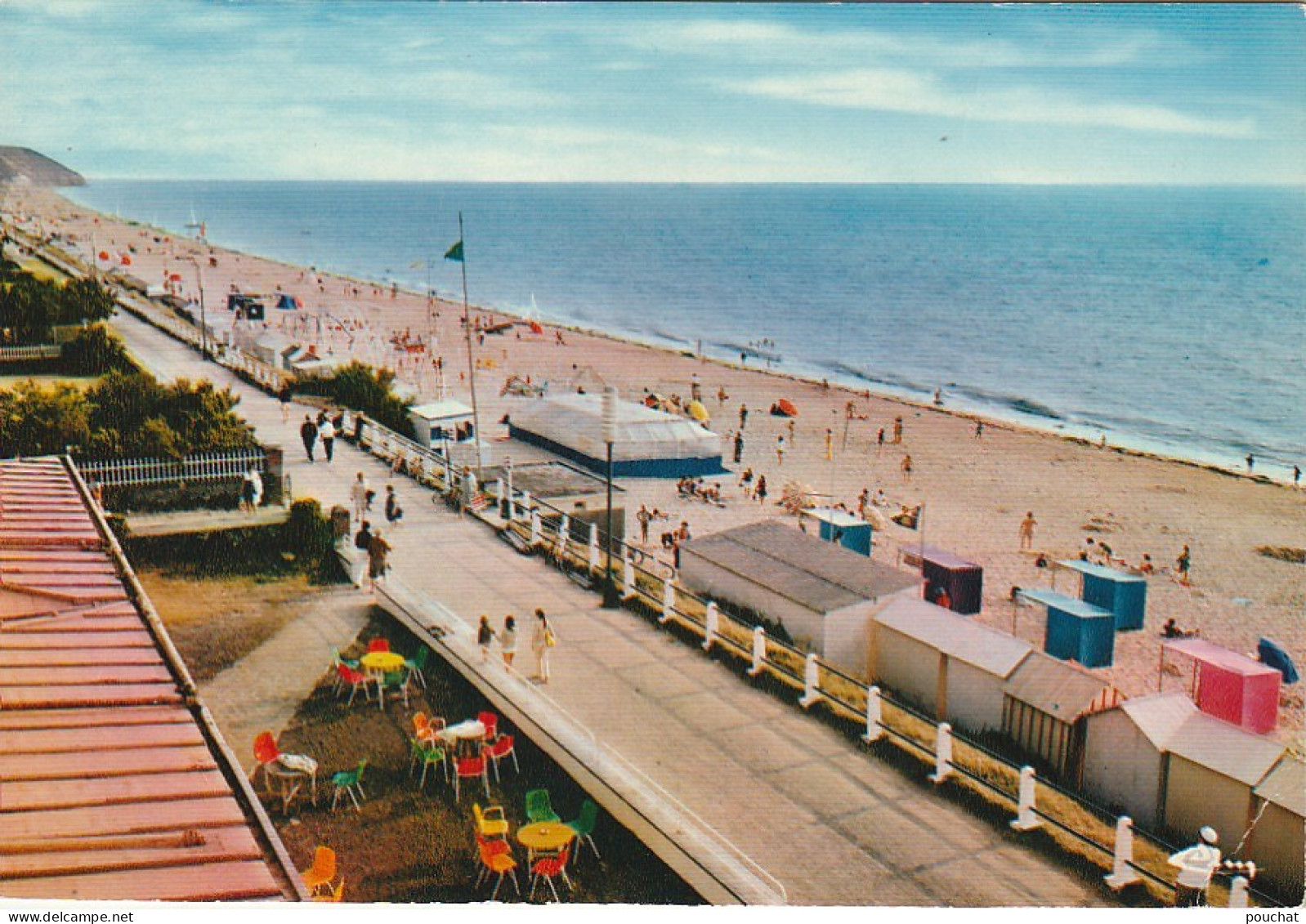 SO 14-(50) JULLOUVILLE LES PINS - VUE PANORAMIQUE DE LA PLACE - CARTE COULEURS - 2 SCANS - Other & Unclassified