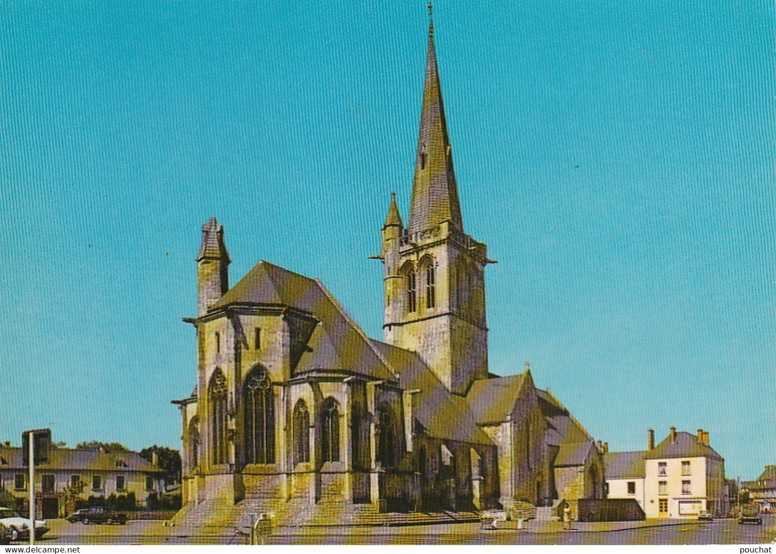 SO 14-(50) PERIERS - L' EGLISE DU XIIIe SIECLE , COTE ABSIDE - CARTE COULEURS - 2 SCANS - Other & Unclassified