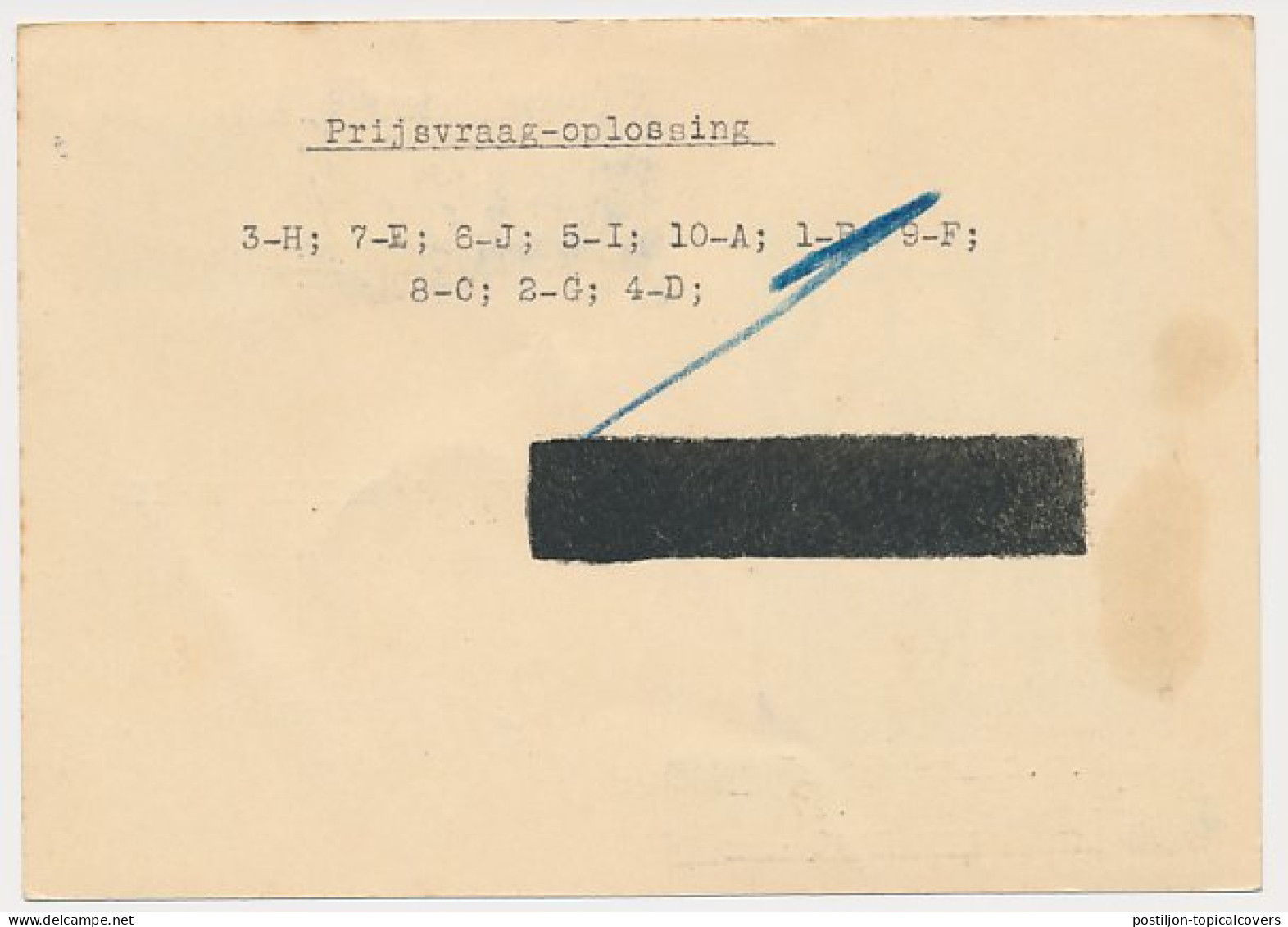 Briefkaart G. 233 Locaal Te S Gravenhage 1933  - Ganzsachen