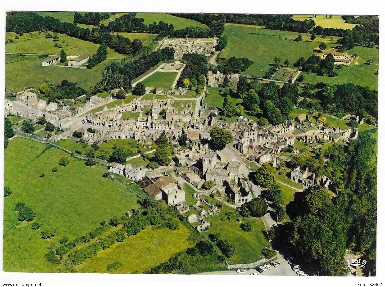 Oradour Sur Glane - Vue Aérienne Du Bourg Incendié - N°24  # 11-23/2 - Oradour Sur Glane