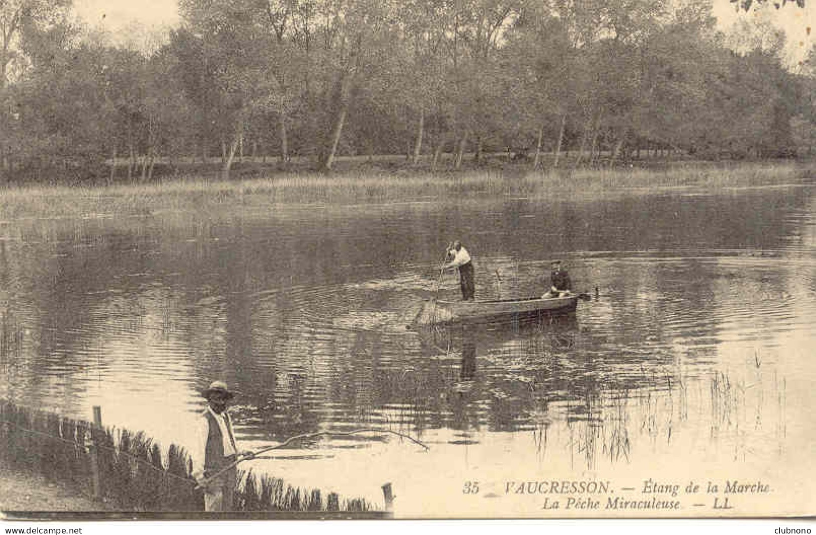 CPA -VAUCRESSON - ETANG DE LA MARCHE (RARE CLICHE - IMPECCABLE) - Vaucresson