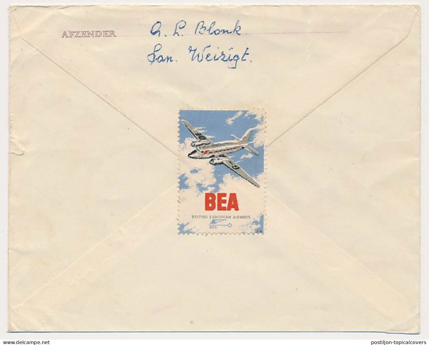 Envelop G. 31 / Bijfrankering Dordrecht - USA 1950 - Ganzsachen