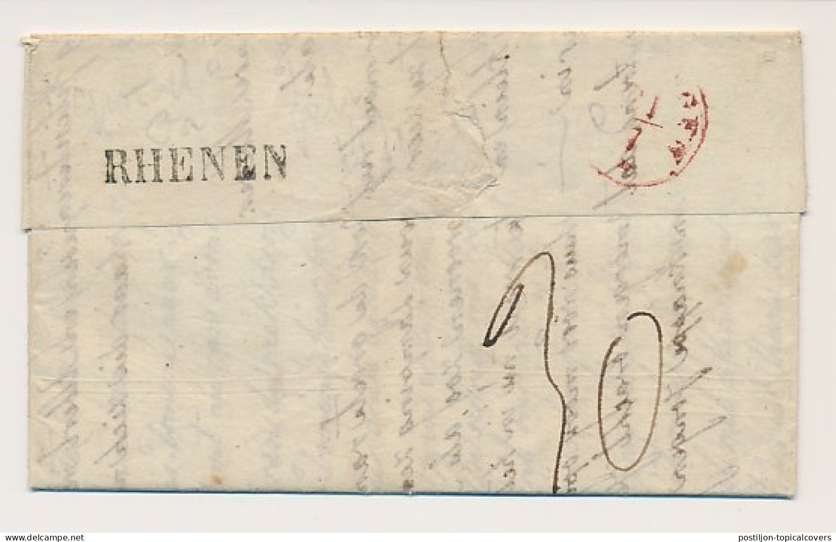 Distributiekantoor Rhenen - Utrecht - Groningen 1847 - ...-1852 Prephilately