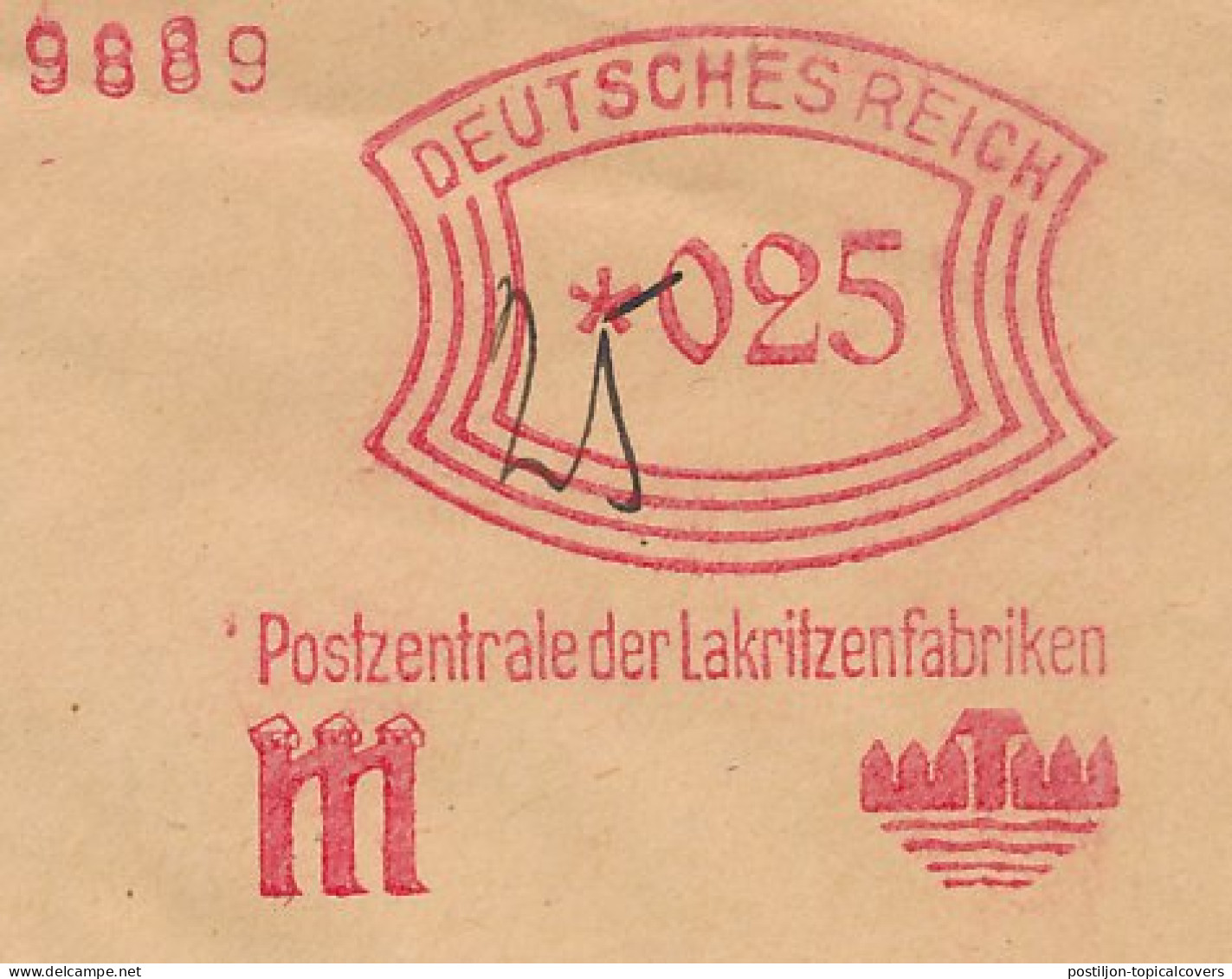 Meter Cover Deutsches Reich / Germany 1928 Hottentotten - Khoi - Liquorice - Root - Sweet Flavour - Indianen