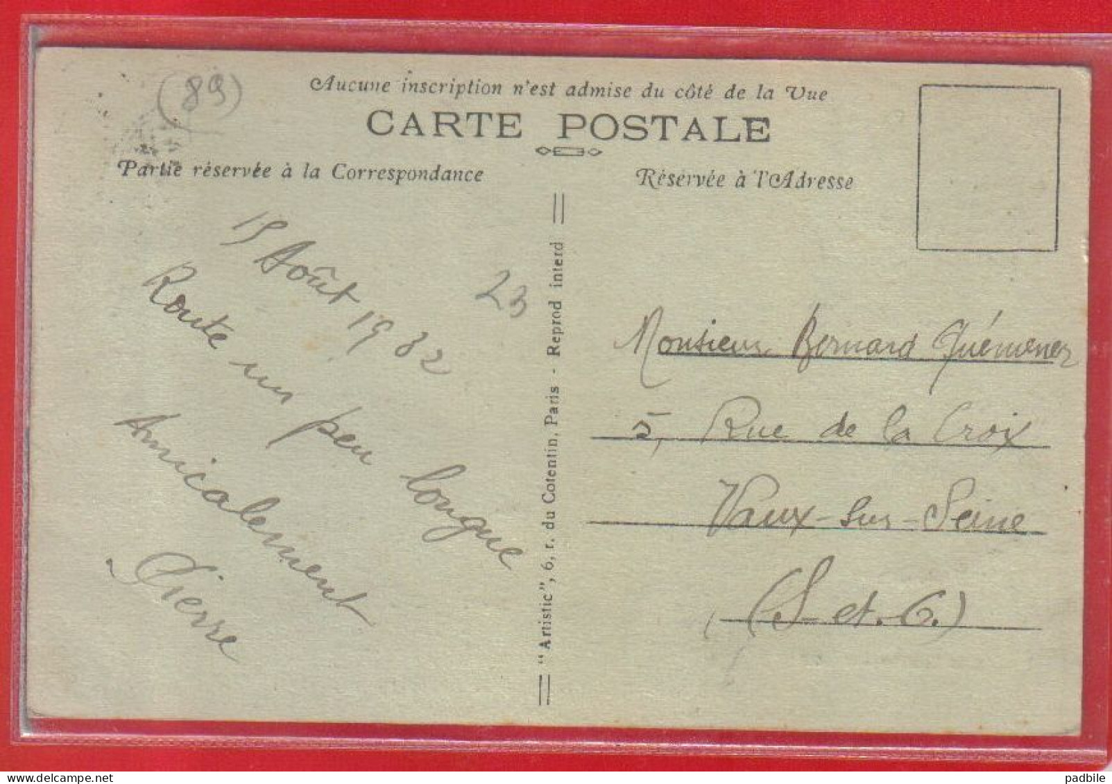 Carte Postale 89. Les Sièges  Le Faubourg  Très Beau Plan - Autres & Non Classés