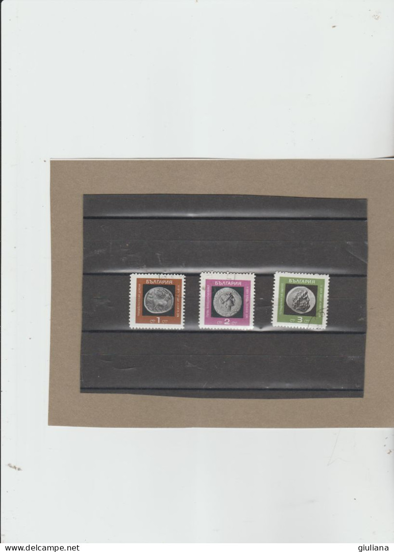 Bulgaria 1967 - YT) 1489/94  Used  "Monete Antiche Diverse"" - 3 Valori Della Serie - Used Stamps