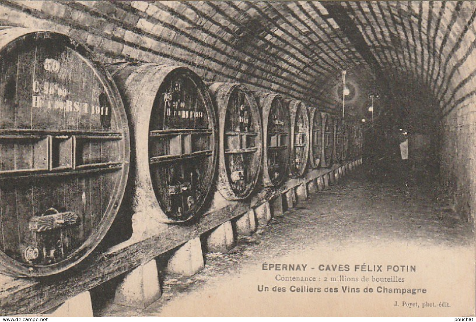 SO 16-(51) EPERNAY - CAVES FELIX POTIN - UN DES CELLIERS DES VINS DE CHAMPAGNE - 2 SCANS - Epernay