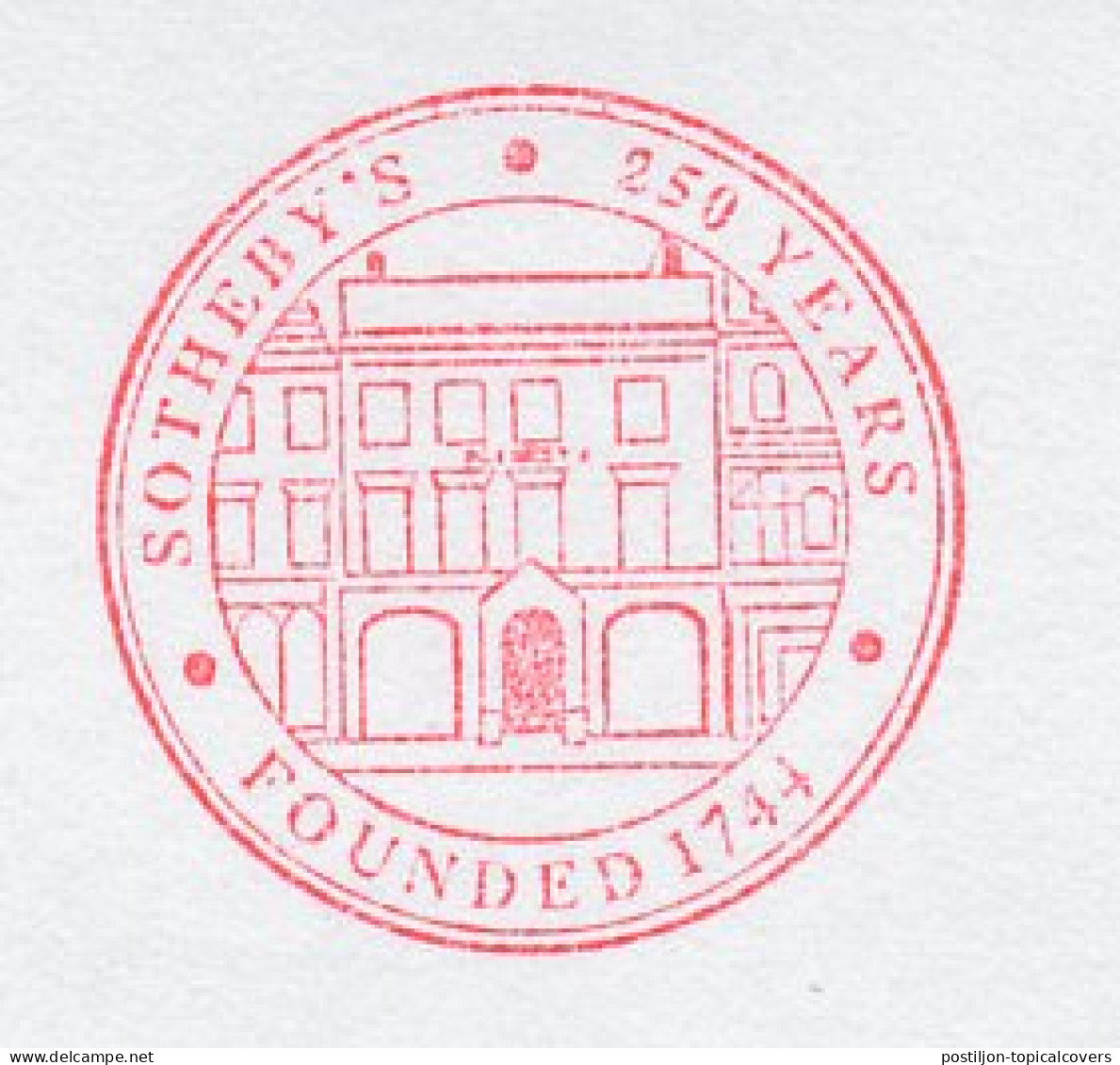 Meter Cut Netherlands 1996 Sotheby S 250 Years - Auction House - Andere & Zonder Classificatie