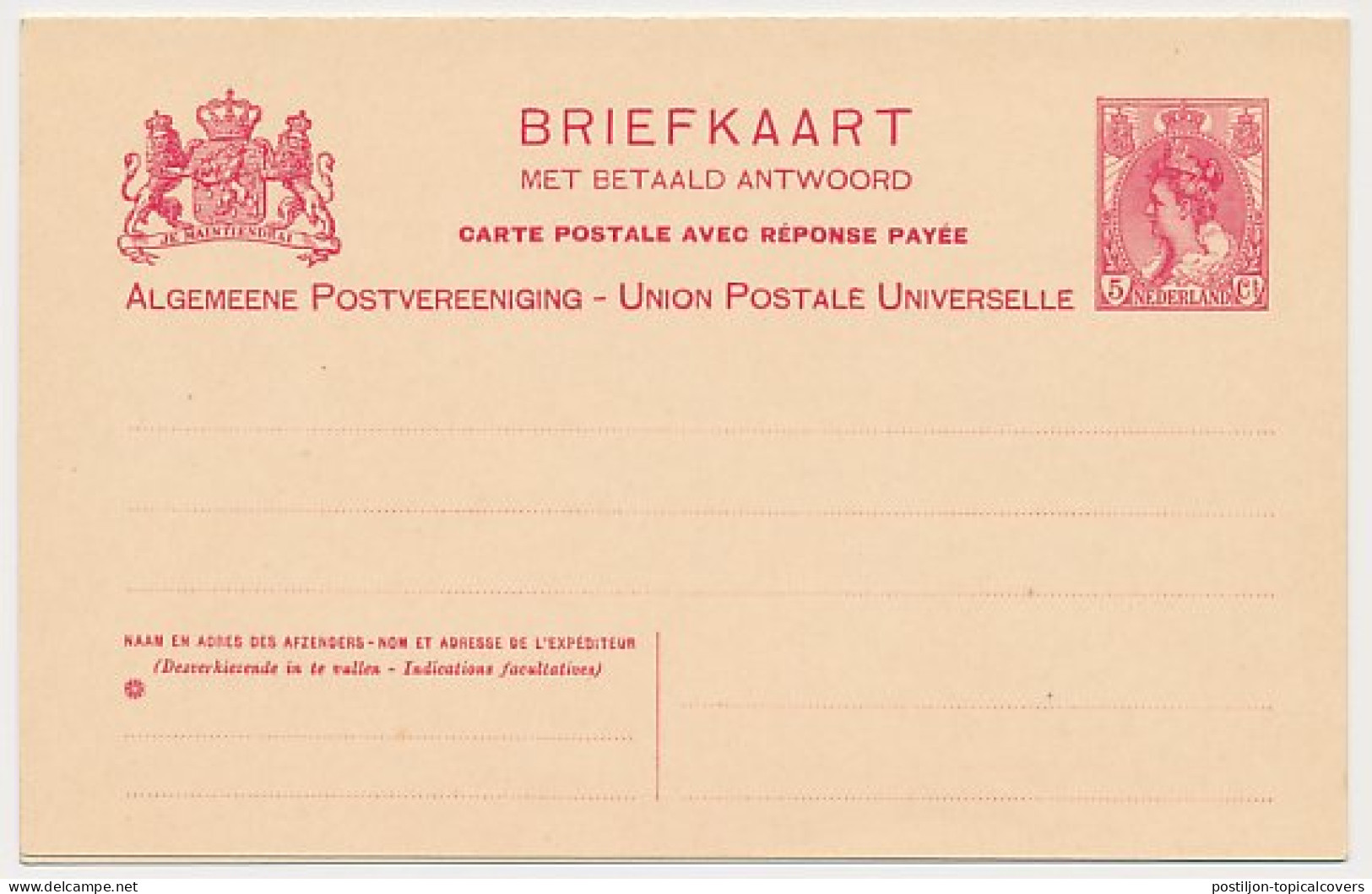 Briefkaart G. 77 Z-1 - Ganzsachen