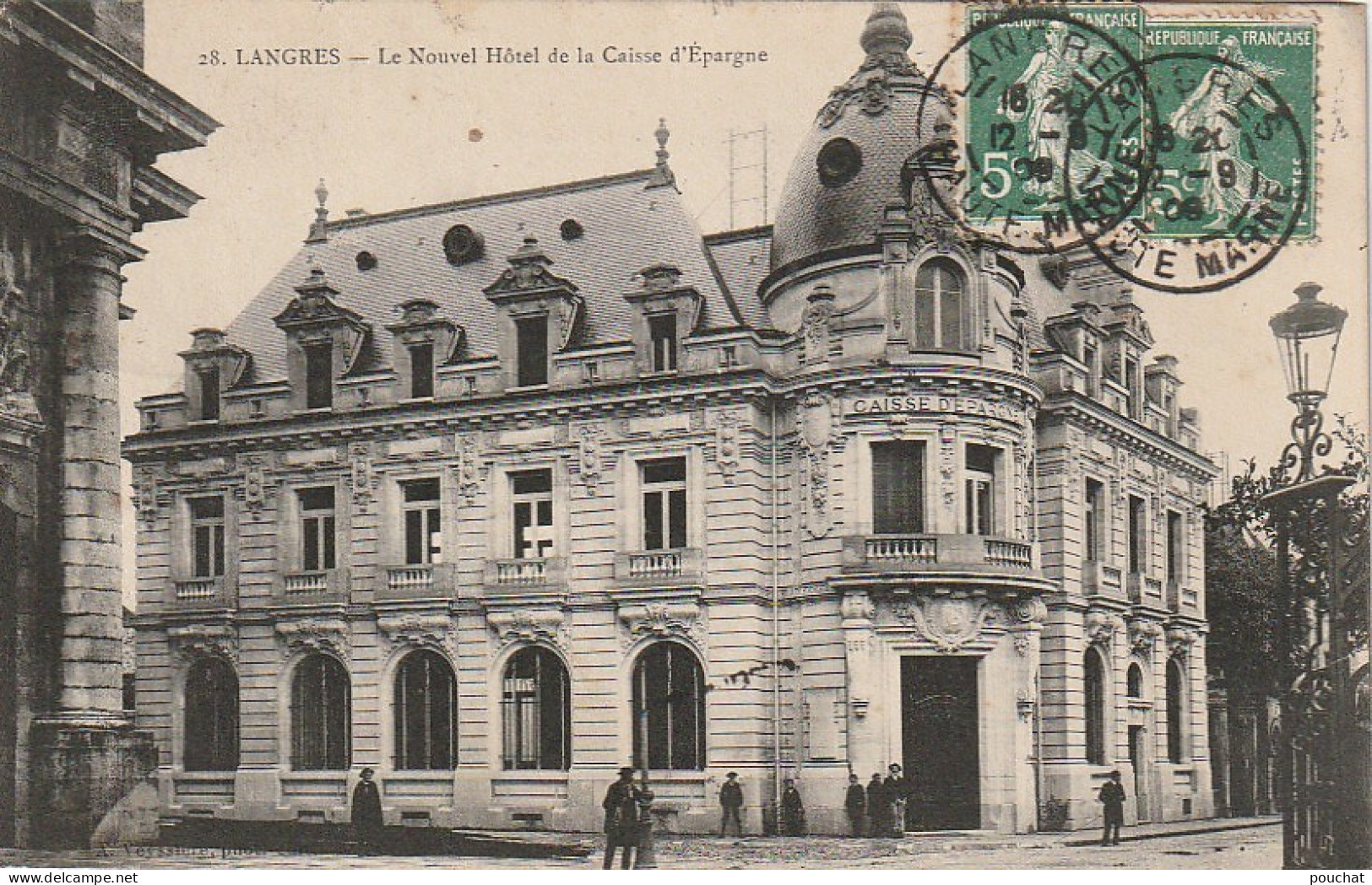 SO 17-(52) LANGRES - LE NOUVEL HOTEL DE LA CAISSE D' EPARGNE - 2 SCANS - Langres