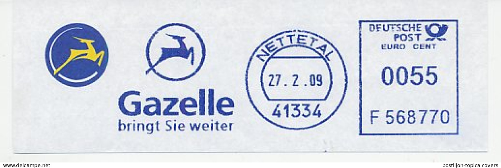 Meter Cut Germany 2009 Gazelle - Bicycle - Autres & Non Classés