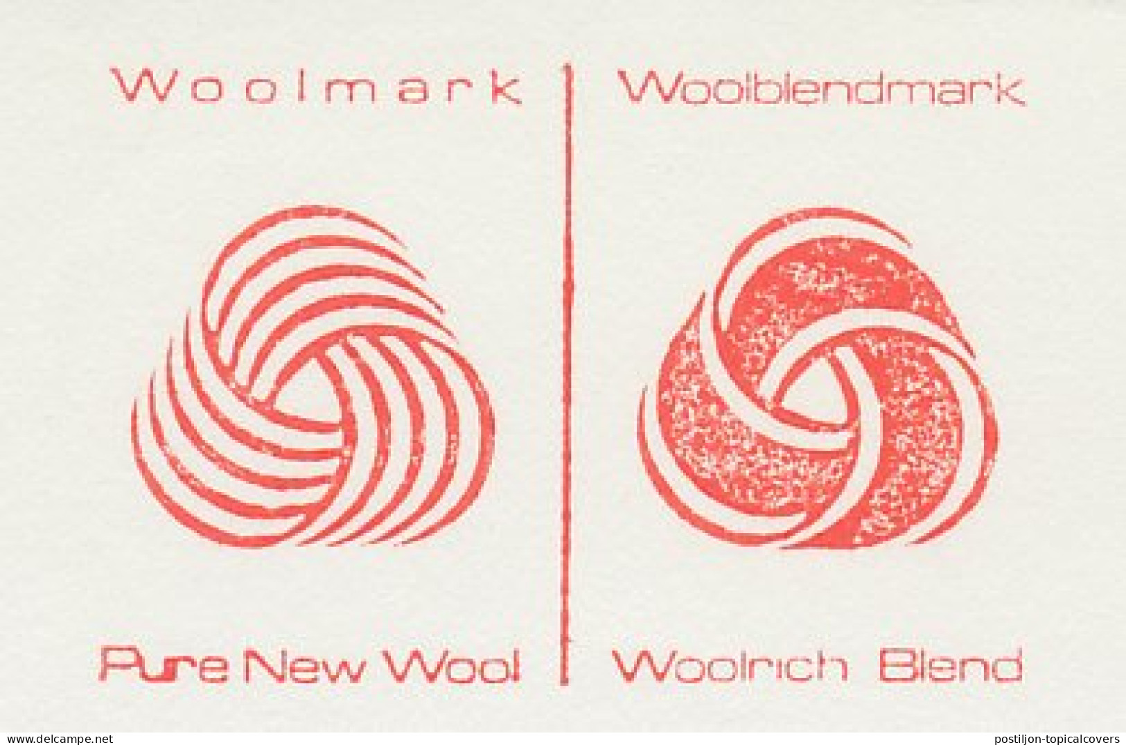 Meter Cut Netherlands 1984 Wool - Woolmark - Sonstige & Ohne Zuordnung