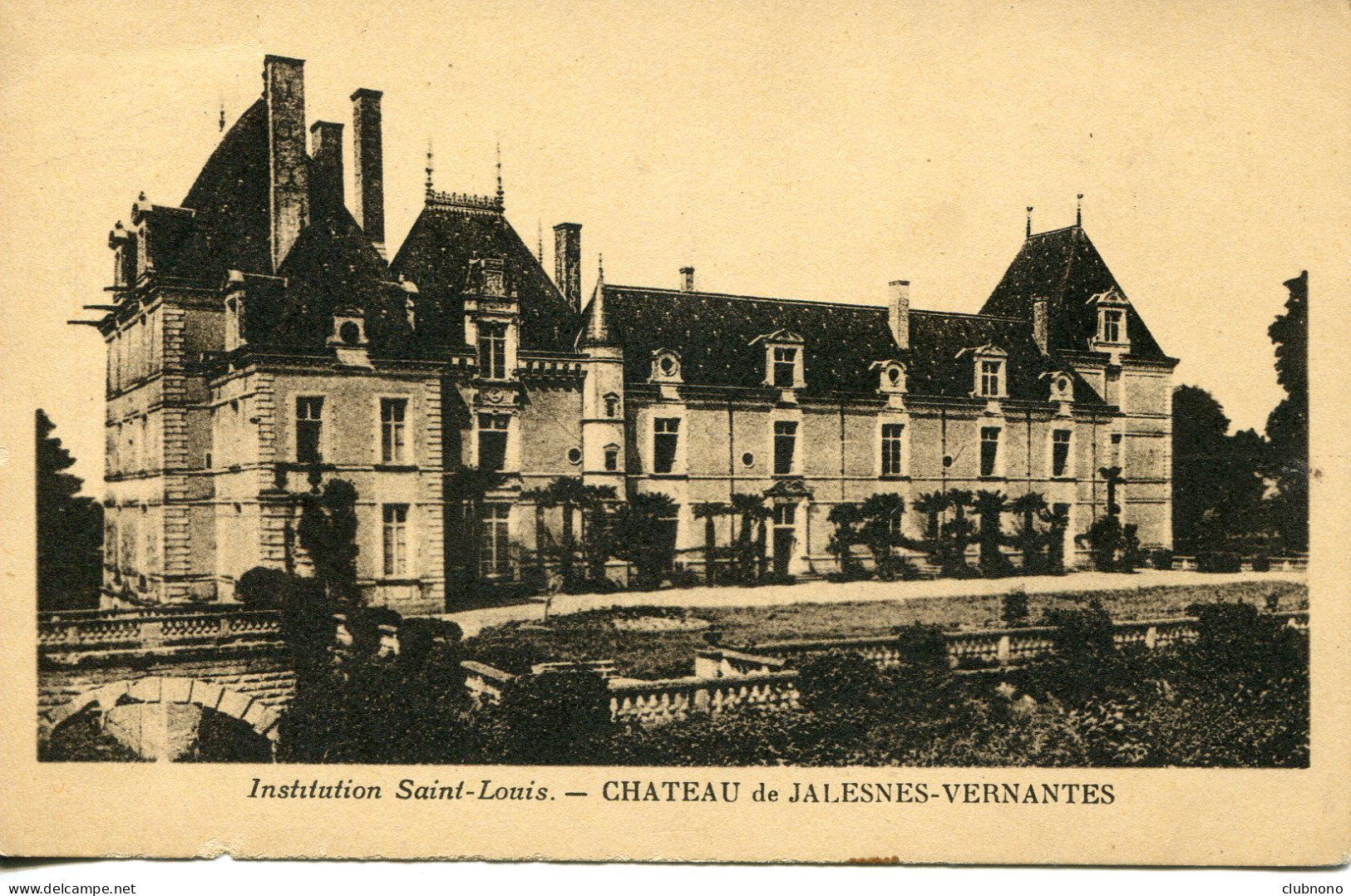CPA - JALESNES-VERNANTES - CHATEAU - INSTITUTION SAINT-LOUIS - Other & Unclassified