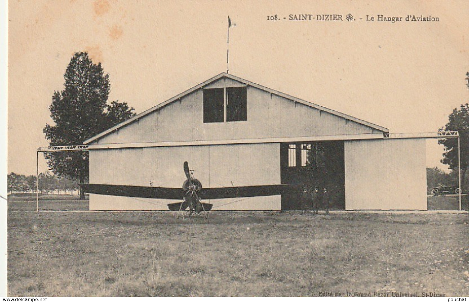 SO 17-(52) SAINT DIZIER - LE HANGAR D' AVIATION - 2 SCANS - Saint Dizier