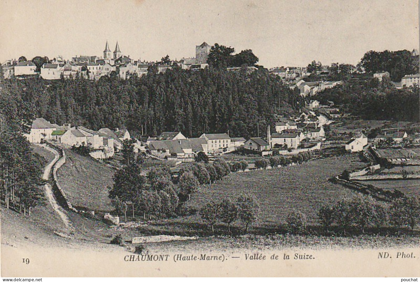 SO 17-(52) CHAUMONT - VALLEE DE LA SUIZE - TAMPON RESERVE DU PERSONNEL SANITAIRE D' ARMEE - 2 SCANS - Chaumont