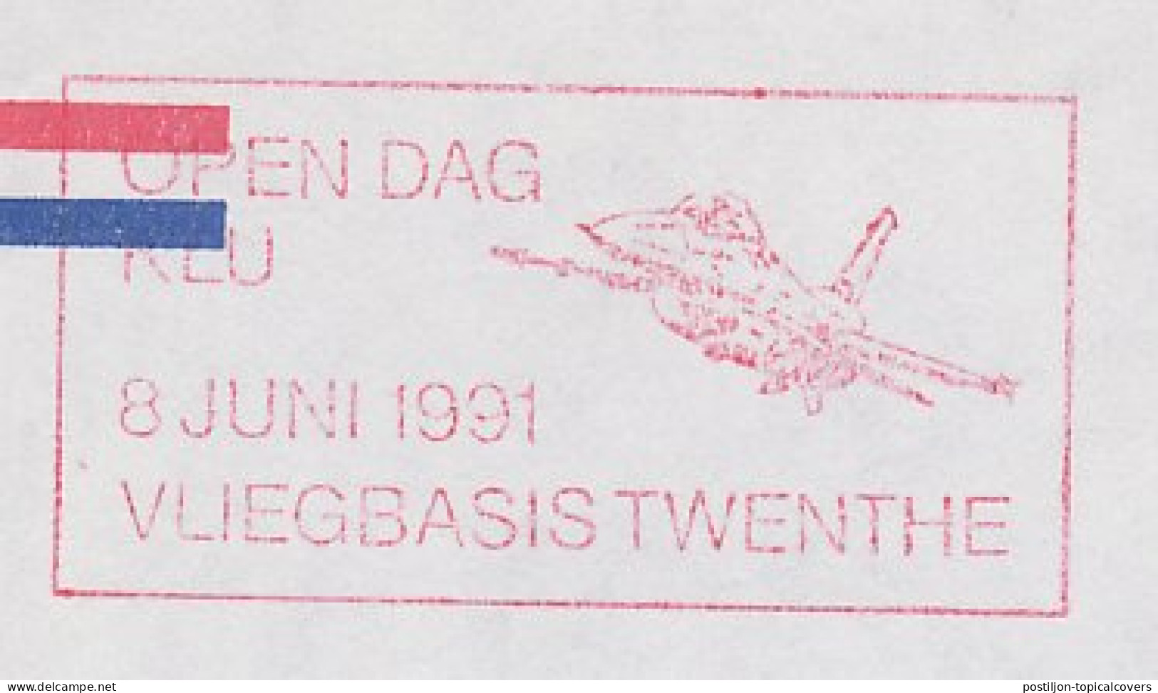 Meter Cut Netherlands 1991 Royal Netherlands Air Force - Open Day Air Base Twenthe  - Militaria