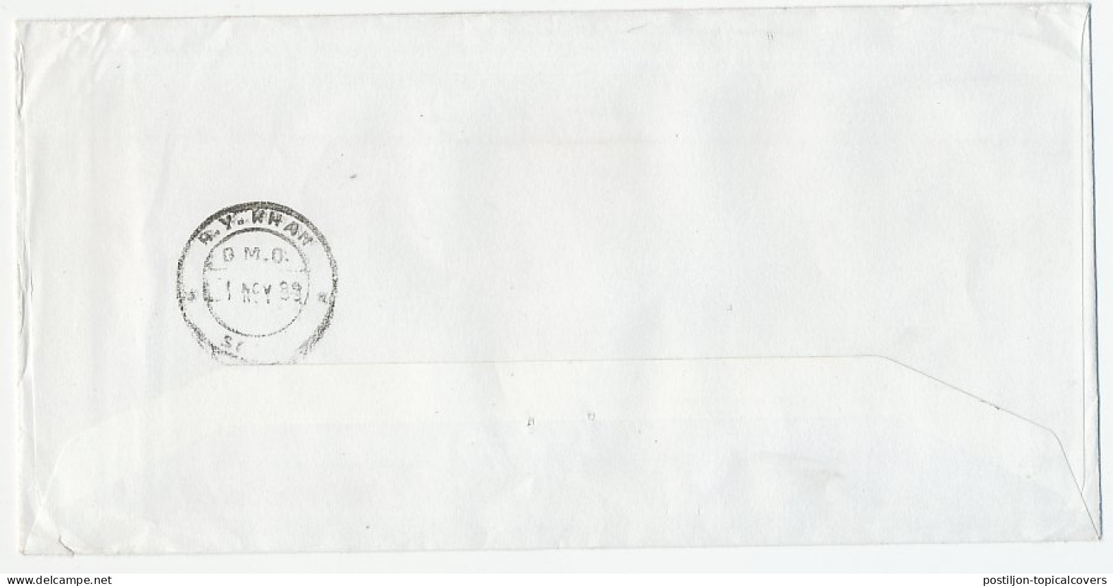 Cover Netherlands Antilles - Pakistan 1989 Postmark: Received In Damaged Condition - Unclassified