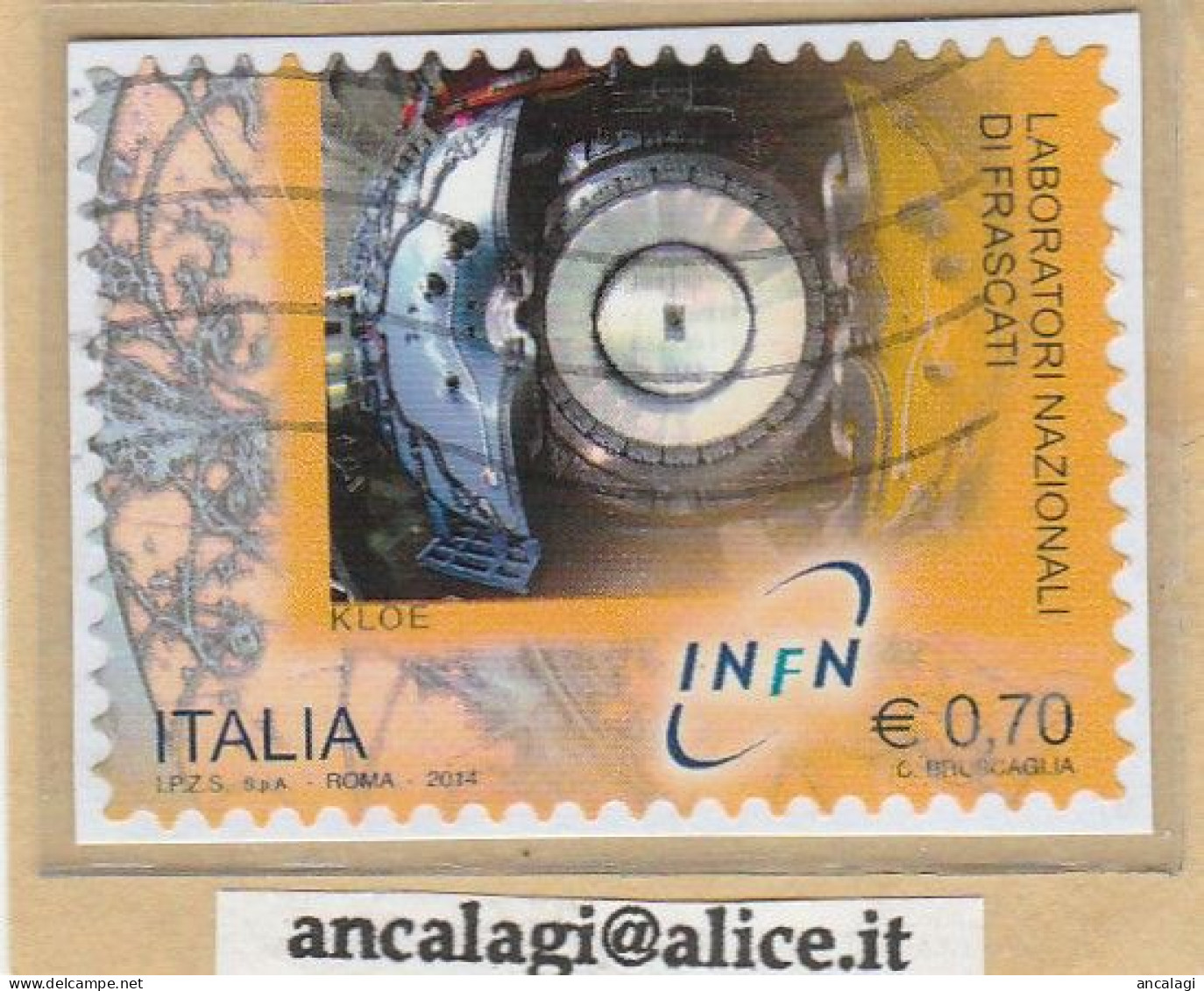 USATI ITALIA 2014 - Ref.1276E "LABORATORI NAZIONALI: Frascati" 1 Val. - - 2011-20: Used