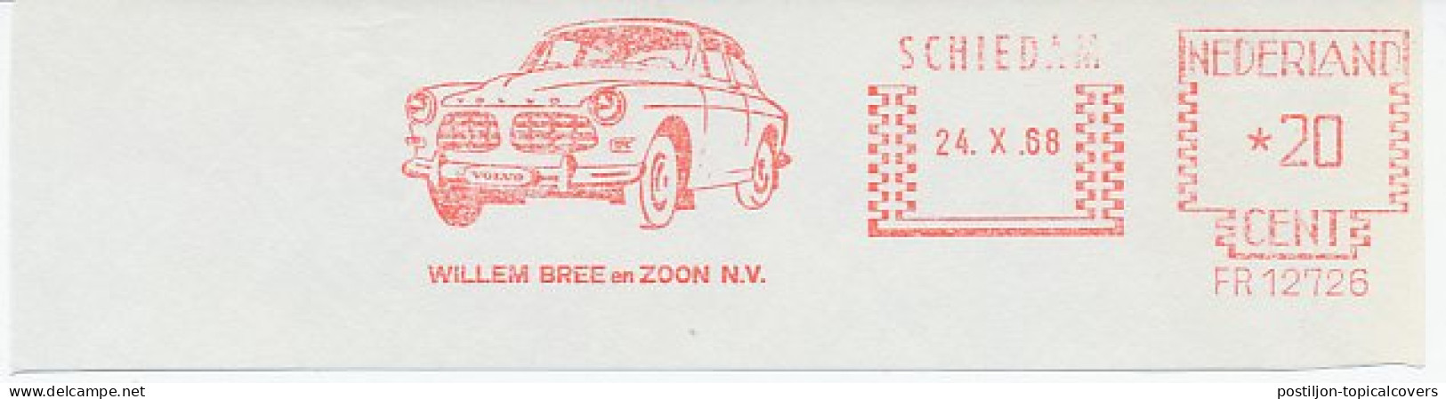 Meter Cut Netherlands 1968 Car - Volvo - Cars