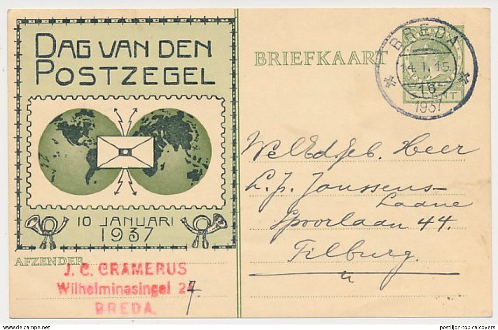 Particuliere Briefkaart Geuzendam FIL11 - Ganzsachen