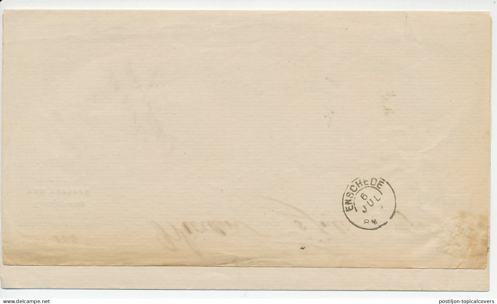 Twee-letterstempel Rijssen 1875 - Lettres & Documents
